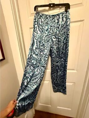 Vintage Satin Paisley Lounge Pants